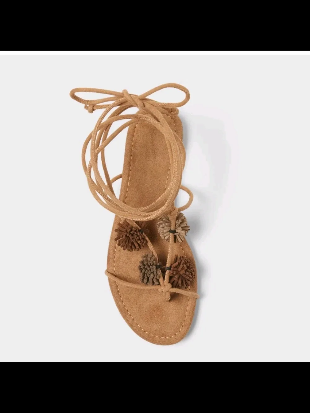 Women's Dawn Sandals  Memory Foam  - Universal Thread Taupe Sz 6.5 & 8.5 ($38)